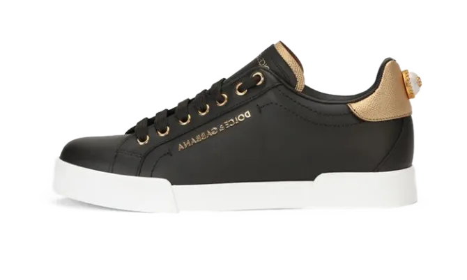 Portofino sneakers Gold Black