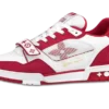 Red Monogram Denim Cinturino