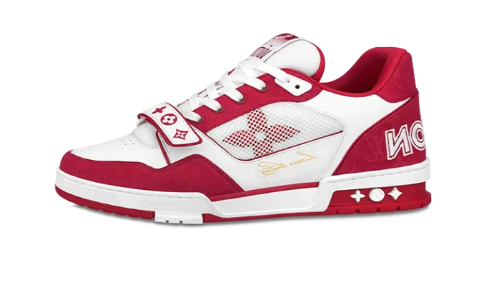 Red Monogram Denim Cinturino