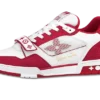 Red Monogram Denim Cinturino