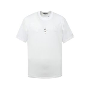 CHRM HRTS T-shirt White Cross Embroidery