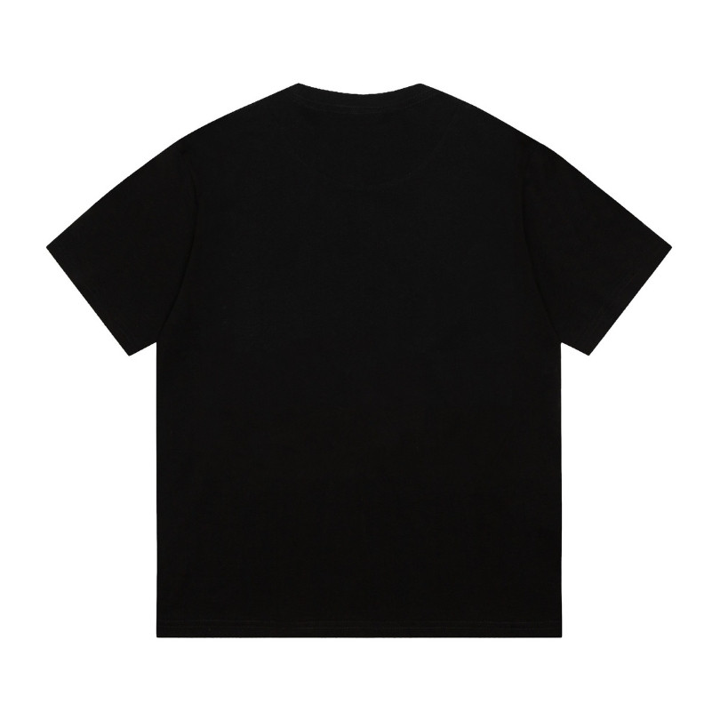 CD T-shirt Black Graphic Logo Couture
