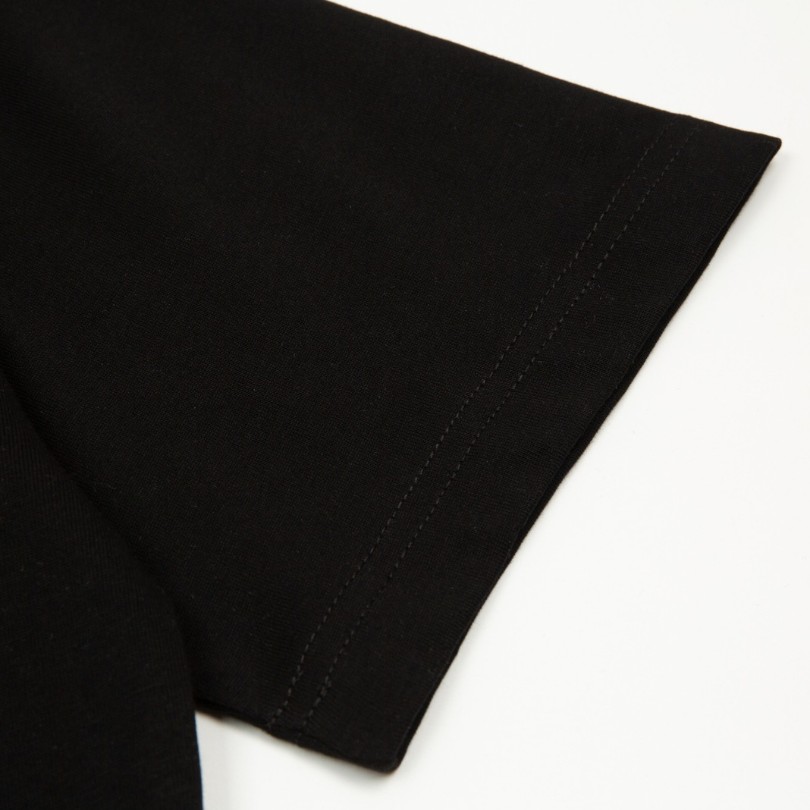 CD T-shirt Black Graphic Logo Couture