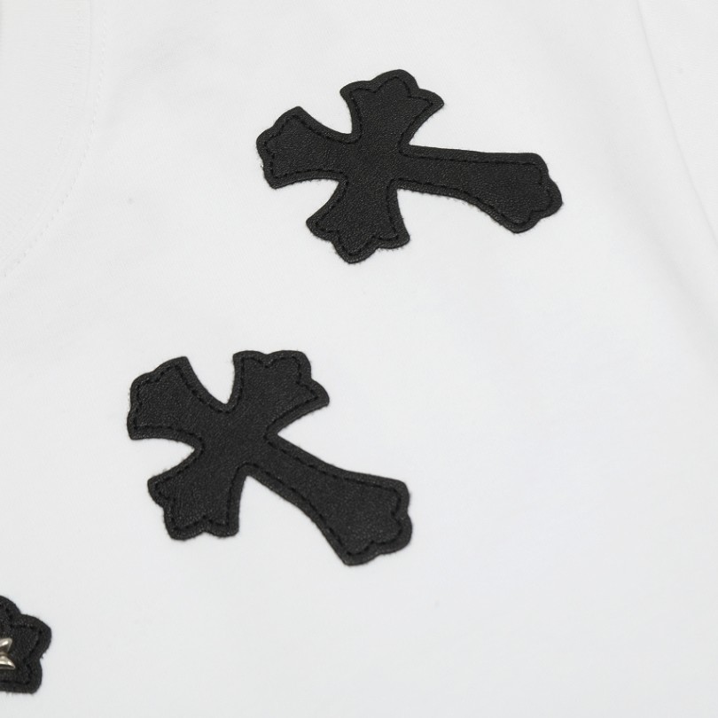 CHRM HRTS T-shirt Cross White