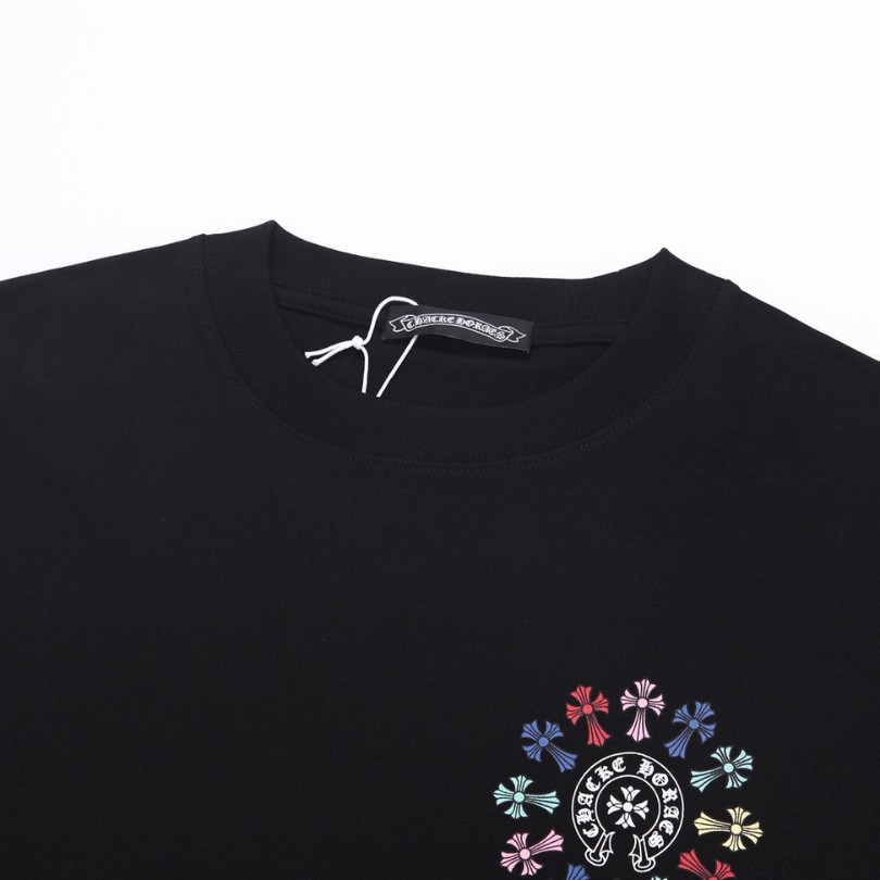 CHRM HRTS T-shirt Multicolor Cross Wreath Black