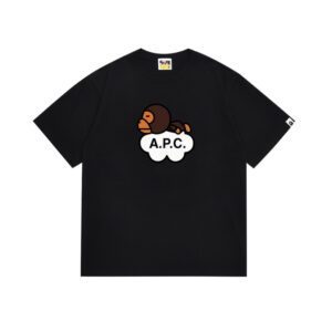 BP T-shirt Baby Milo Banana Ape Head Black