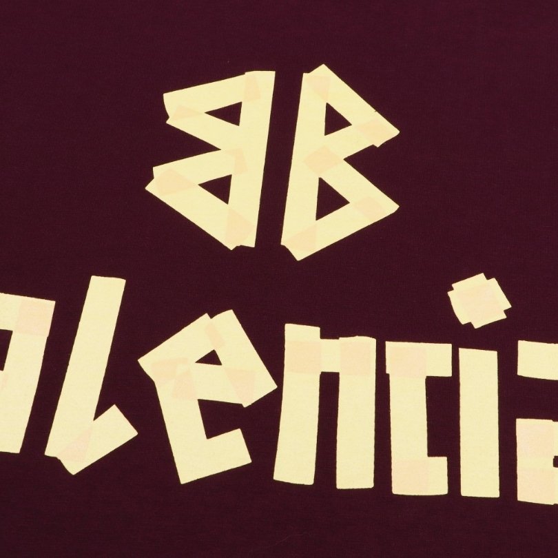 BLNCG T-shirt Logo Double-Sided Print Oversized