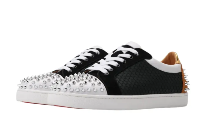 Sneaker Louis Orlato Black With Golden Tail