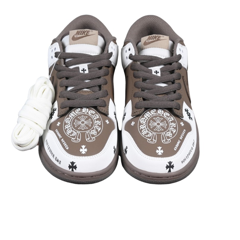 tdhhtrh-1.jpg NK Dunk Low Chrome Hearts Custom