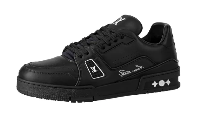 Trainer Black Wool