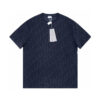 CD T-shirt Embossed Monogram Navy